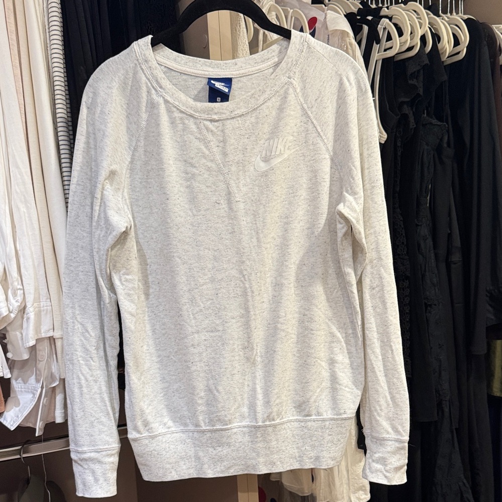 Nike Light Gray Crewneck top
